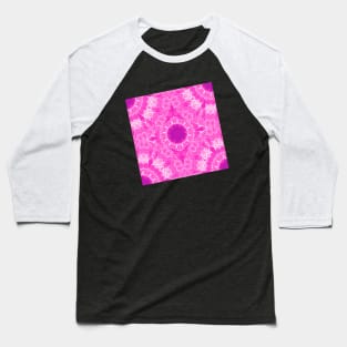 Vibrant pink mandala Baseball T-Shirt